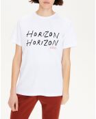 T-Shirt Horizon blanc aigle