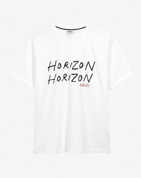 T-Shirt Horizon blanc aigle