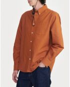 Chemise oxford 100% Coton Bio moka