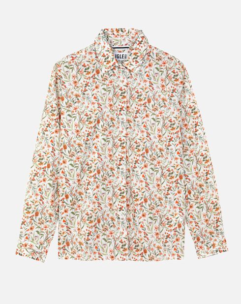 Chemise  imprimée lait