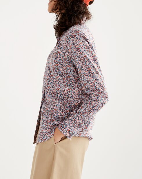 Chemise imprimée hazelnut