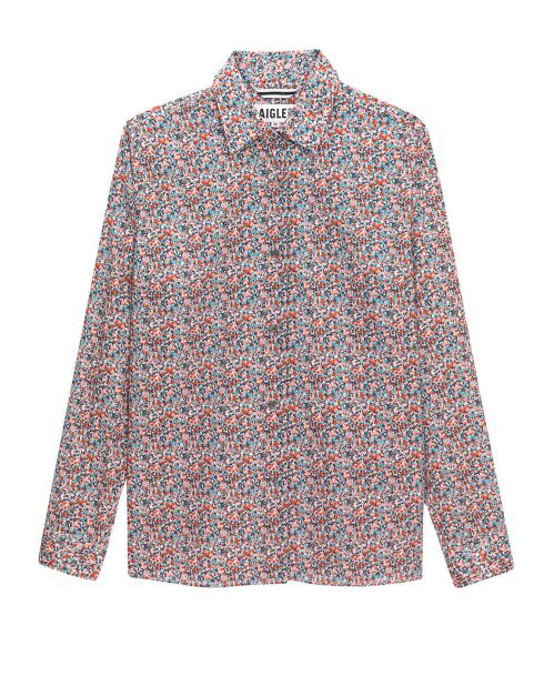 Chemise imprimée hazelnut