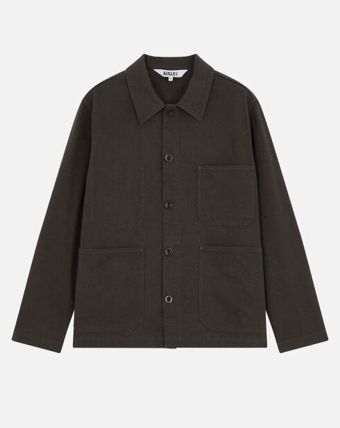 Veste en Coton cacao