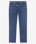 Jean droit bleu stone