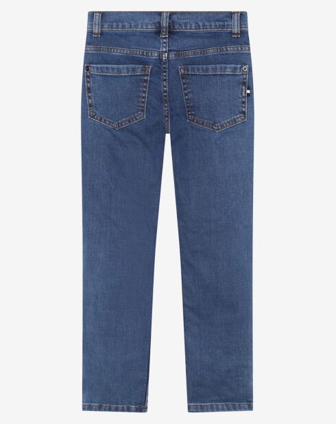 Jean droit bleu stone