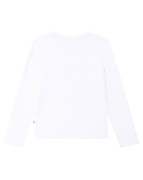 T-Shirt à motif  blanc