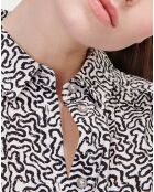 Chemise imprimée lait
