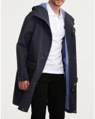 Parka longue à capuche empire