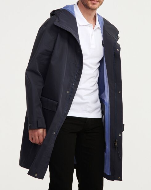 Parka longue à capuche empire