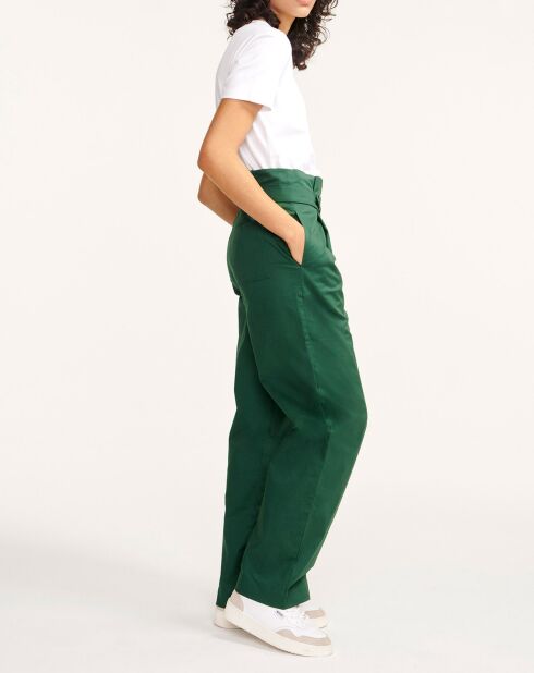 Pantalon évasé botanic