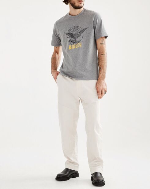 T-Shirt à motif heather grey