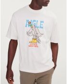 T-Shirt à motif lait