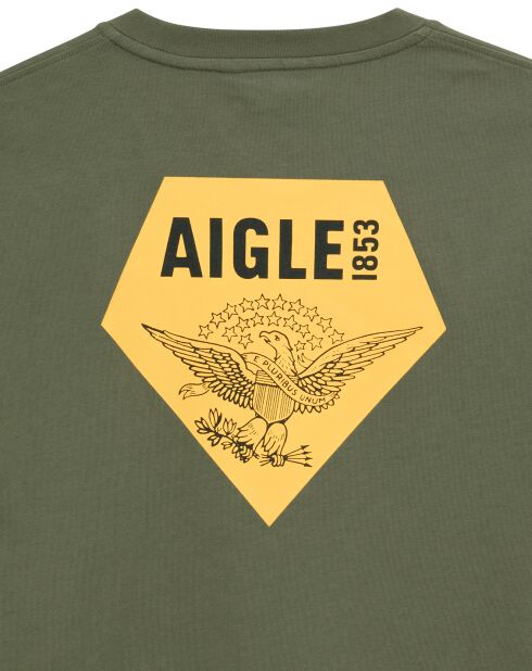 T-Shirt motif au dos taillis