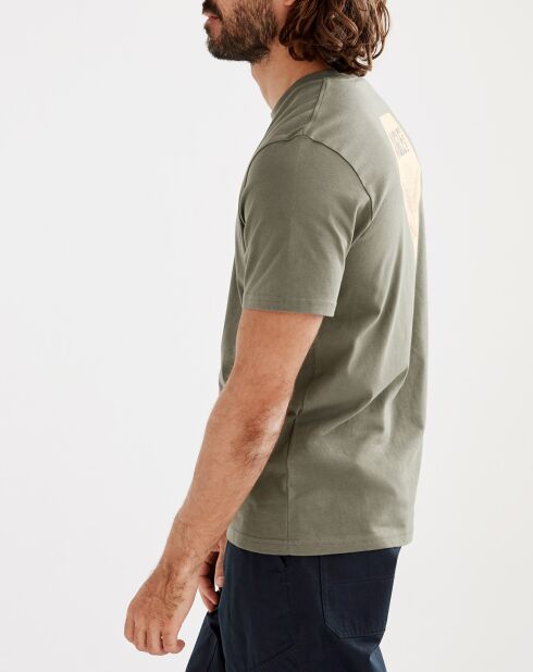 T-Shirt motif au dos taillis