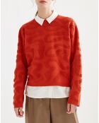Pull à motifs bouclette goji
