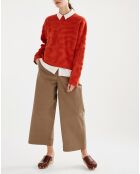 Pull à motifs bouclette goji