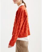 Pull à motifs bouclette goji