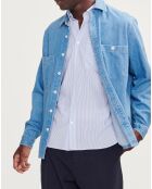 Chemise en denim light bleach