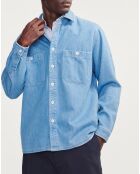 Chemise en denim light bleach