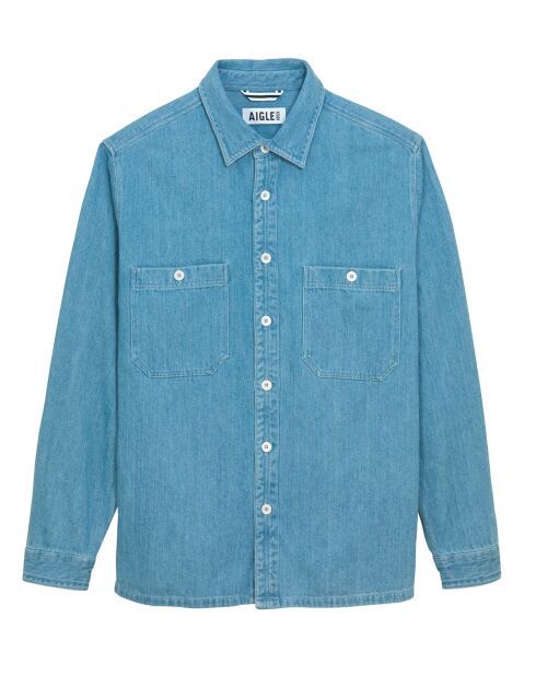 Chemise en denim light bleach