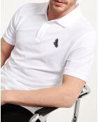 Polo Ais23Mpsh002 blanc aigle