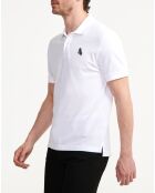 Polo Ais23Mpsh002 blanc aigle
