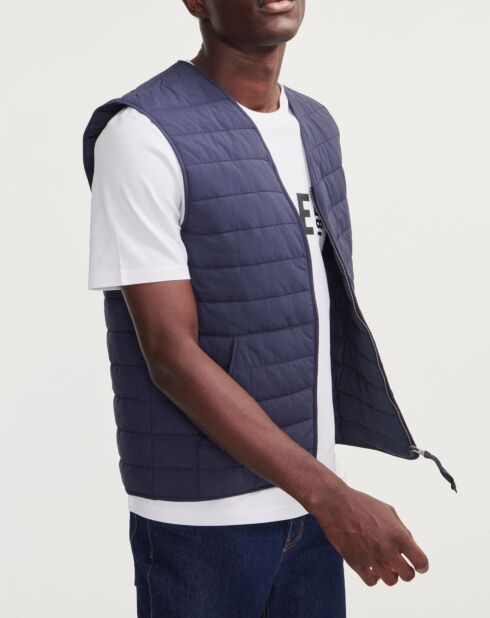 Veste sans manches matelassée empire