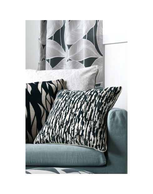 Coussin Denali Velours bleu - 45x45 cm