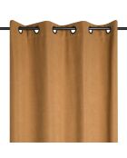 Rideau polaire Harvard moutarde - 140x260 cm