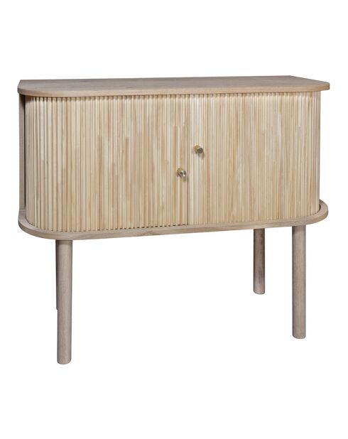 Bahut en bois de pin Hector naturel - 95x39x75 cm