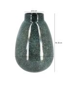 Vase Iriz vert - 20x20x30 cm