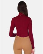 Top Luna bordeaux