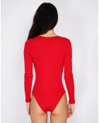 Body en Soie mélangée Madelaine rouge