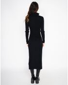 Robe en Cachemire mélangé Eliane noire