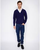 Cardigan en Cachemire mélangé Jules bleu nuit