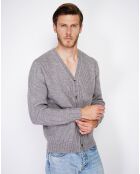 Cardigan en Cachemire mélangé Jules gris