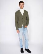 Cardigan en Cachemire mélangé Jules kaki