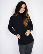 Tunique en Cachemire mélangé Alizée noire