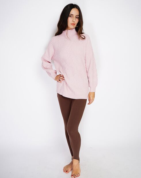 Tunique en Cachemire mélangé Alizée rose