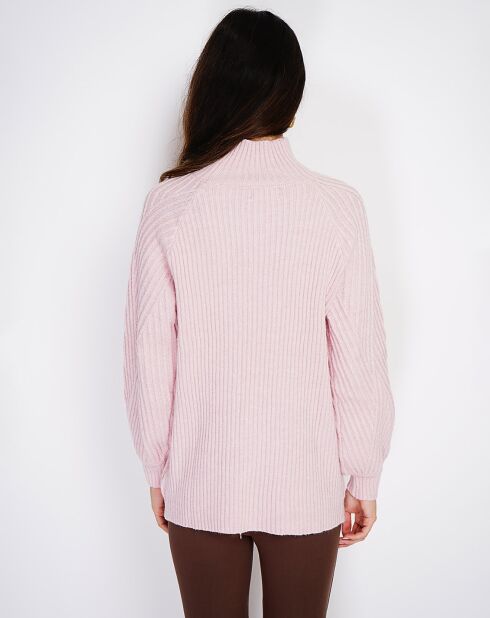 Tunique en Cachemire mélangé Alizée rose