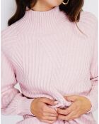 Tunique en Cachemire mélangé Alizée rose