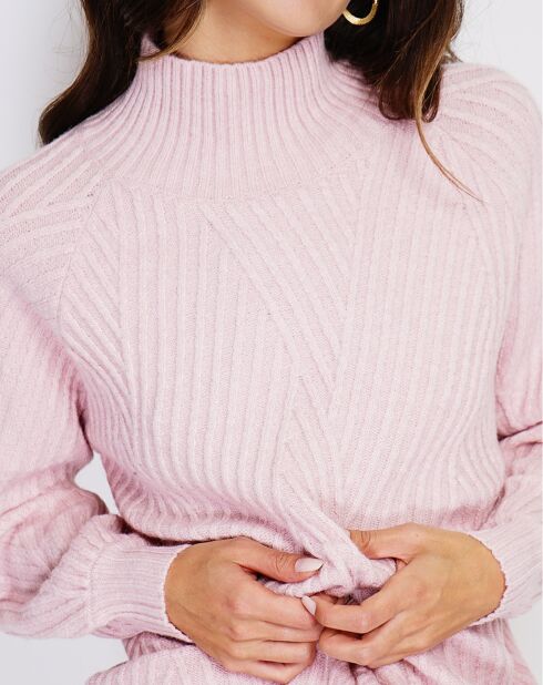 Tunique en Cachemire mélangé Alizée rose