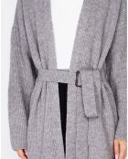 Cardigan en Cachemire mélangé Béatrice gris