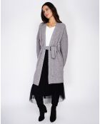 Cardigan en Cachemire mélangé Béatrice gris