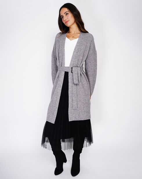 Cardigan en Cachemire mélangé Béatrice gris