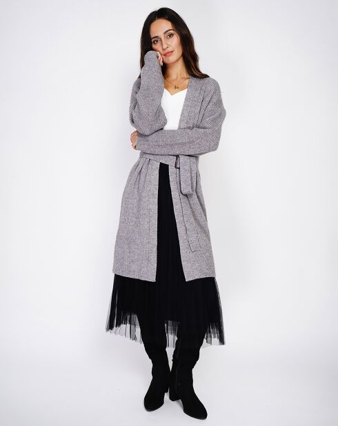 Cardigan en Cachemire mélangé Béatrice gris