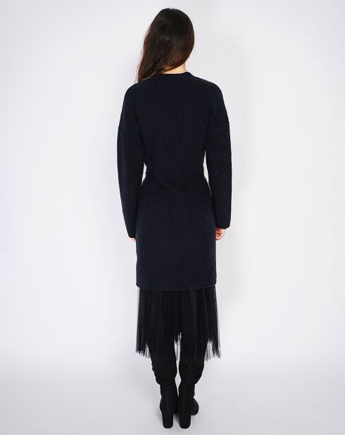 Cardigan Edwige in misto cashmere nero