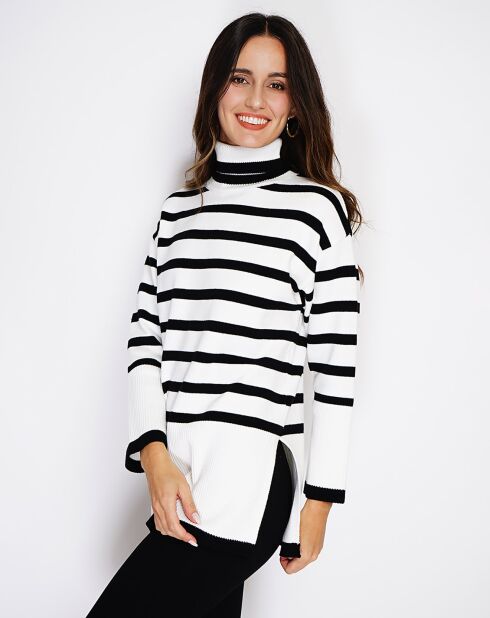 Tunica in misto cashmere naturale Blandine