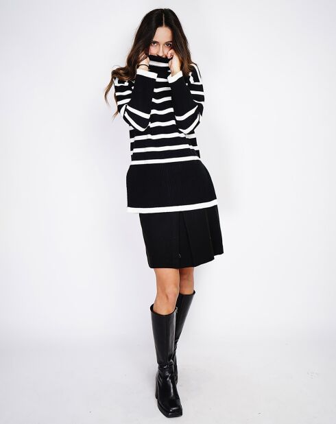 Tunique en Cachemire mélangé Blandine noire