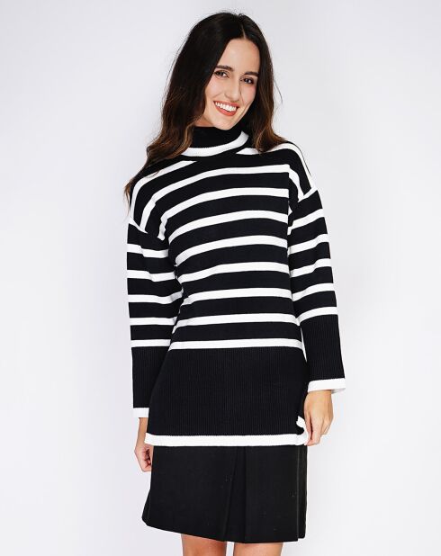 Tunique en Cachemire mélangé Blandine noire